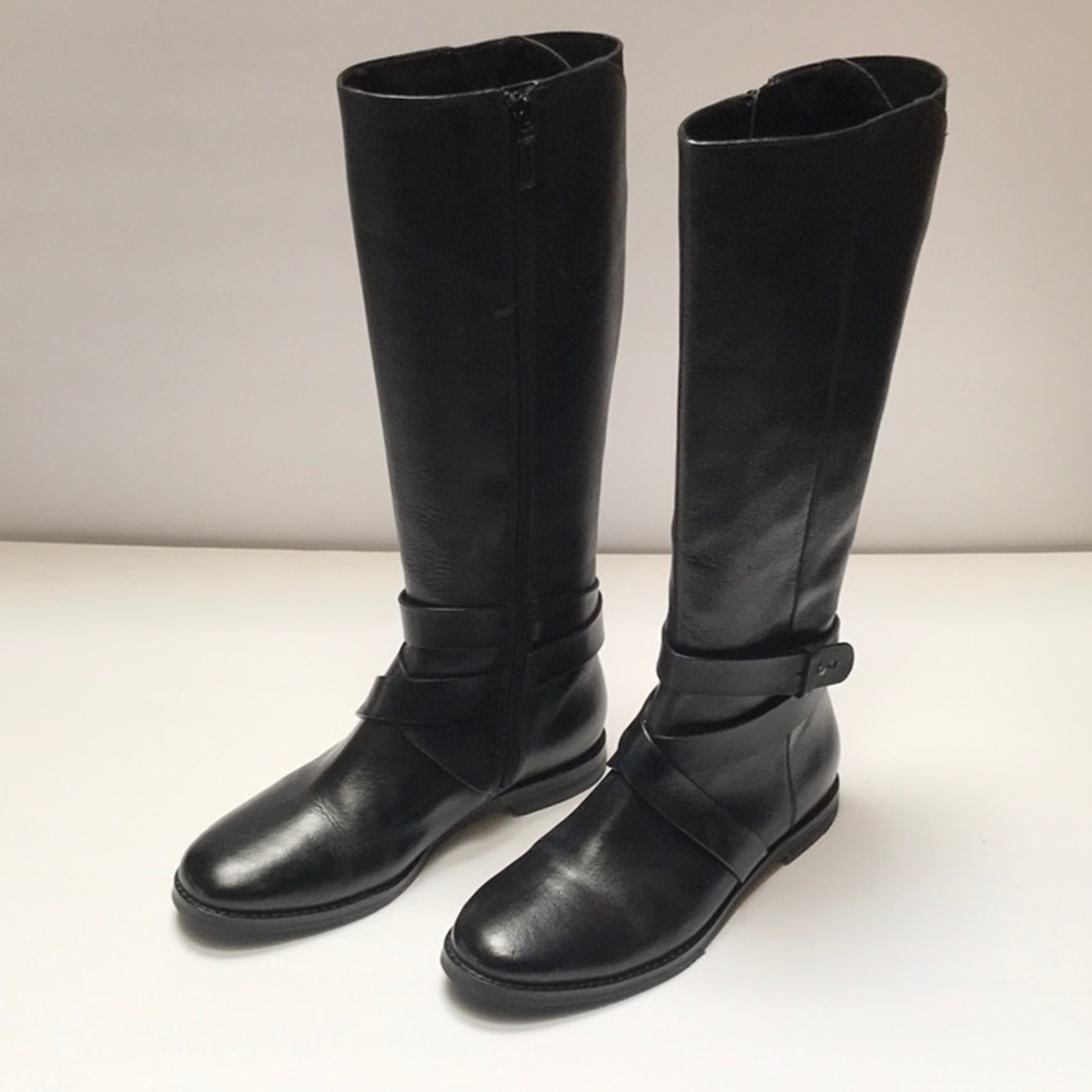 BLACK COLE HAAN Petra Belt boots SZ 6.5